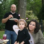 John and Greta with one of the twins (Liliana?)