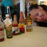 Hot Sauce Taste Test, Me, Beer