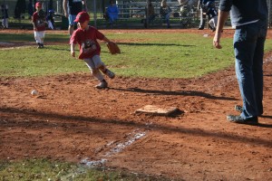 Look at him hustle!