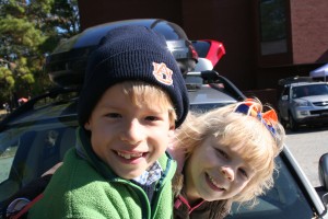 Scarlett and her cousin, Thomas. . .