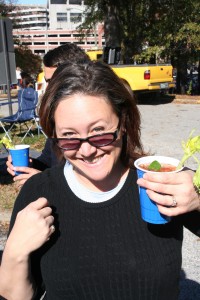 And Ned's brother Chris set me up with a Bloody Mary. And the Anne was happy.