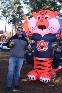 Todd and Inflatable Aubie