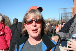 We ran into Adria and Chris on the way in.