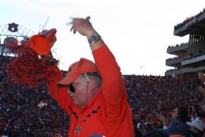 You know that your marital ties have brought you down to inappropriate depths when you go to an Auburn game and recognize the fans. 
