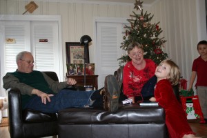 My parents and my children Two generations. Not sure what Tills is doing here.