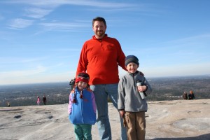 The Fam One last shot overlooking downtown, before we head back down the trail. Tiller and I took off after this and kicked Todd and Rollie's asses. I'm just sayin.' You don't mess with The Mountain Goat.