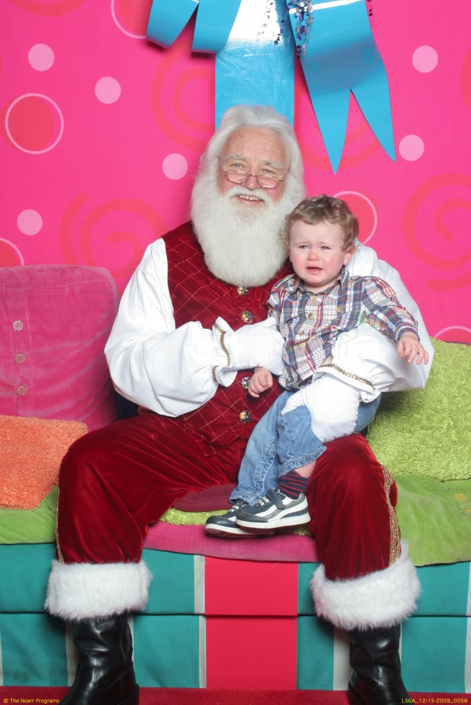Dash and Santy Clause What a crybaby!