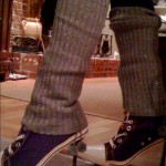 Heels with Leg Warmers