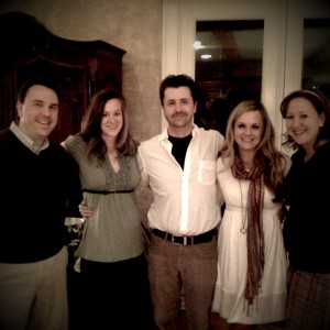 Kevin and his high school friends. From left: Jamie, Camille, Kevin, Natalie, and Me.