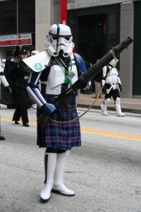 I still don't know what Storm Troopers have to do with St. Patty's, but I'm on board.