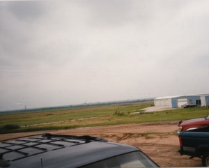View from Gas Station, Victoria, KS. July 31st, 1998