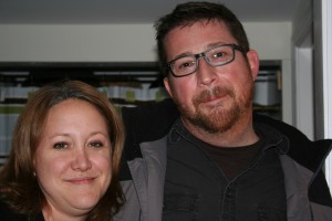 And me and Mr. Dogwood. Not a great picture, but the only one of the two of us. 