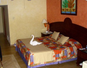 This is where we stayed. Love that towel duck we got every day. Except one day, it was a bunny instead. Talk about messing with my head people!