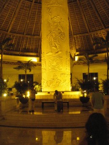 Lobby at the resort. Or one of the lobbies. There are three. 