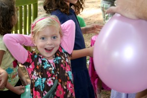 Sydney loves balloons!