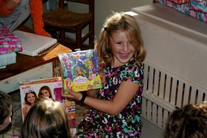 She got pretty excited about Littlest Pet Shop. We have a LOT of Littlest Pet Shop. Like, nuclear levels.