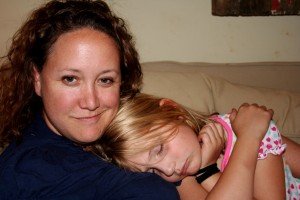 And later that night, Tiller stayed up too late, and then fell asleep on my chest during the Georgia game. So sweet.