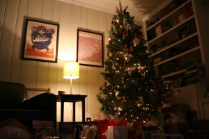 And then tonight, Todd and I played Santa, and stuffed stockings.