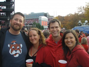 And that my husband still takes me to the game every other year.