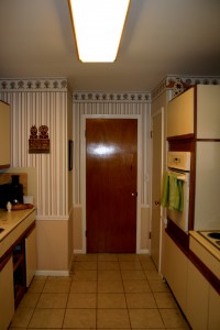 This is the doorway we were just looking through. To the right of that door is the pantry. 
