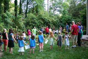 Seriously. This stuff really happens in real life. Really. Handholding and vests and singing as a group. 