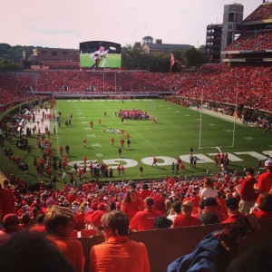 It's pretty fun to watch Gurley hurtling towards you. 