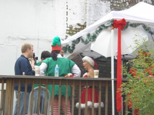 Inaugural year of East Atlanta Santa at Joe's Coffee. 2007